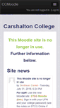 Mobile Screenshot of moodle.carshalton.ac.uk